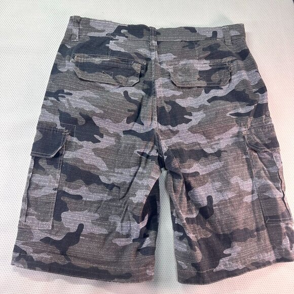 Company 81 Mens Size 34 Cargo Shorts Gray Camo Print Button Closure Cotton Blend - Picture 9 of 9